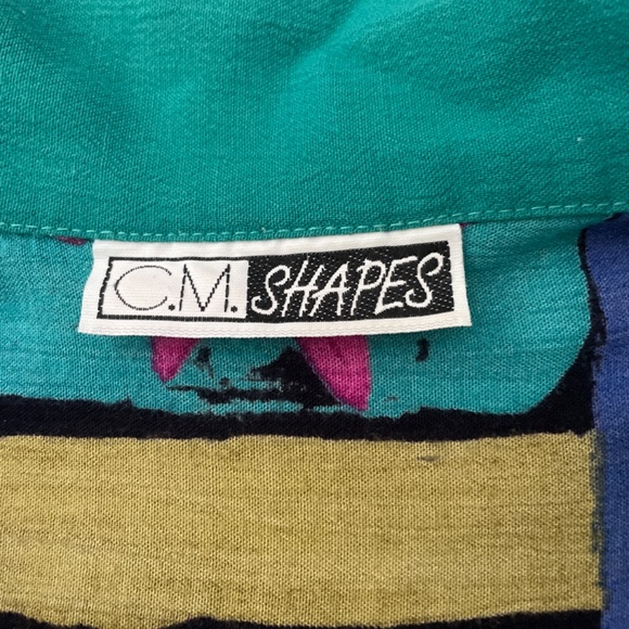 Green Button down - Picture 2 of 2